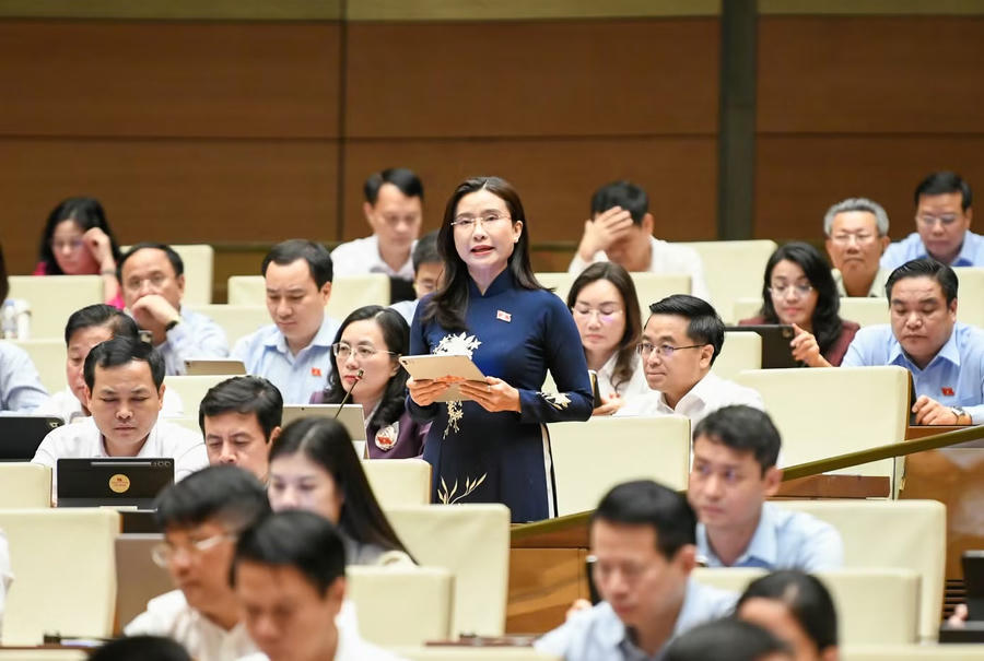 ĐBQH Nguyễn Phạm Duy Trang. (Ảnh: Như Ý)