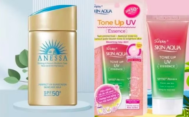 Một số loại kem chống nắng nổi tiếng vừa bị thu hồi.