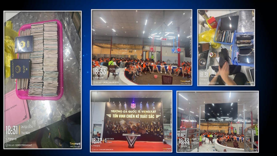 Tang vật bị thu giữ. Ảnh CA tỉnh Thanh Hoá