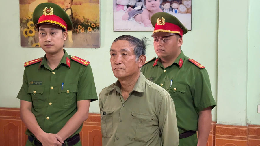 Các đối tượng bị khởi tố vì lợi dụng khiếu kiện để gây rối trật tự công cộng. (Ảnh: CA Lào Cai).