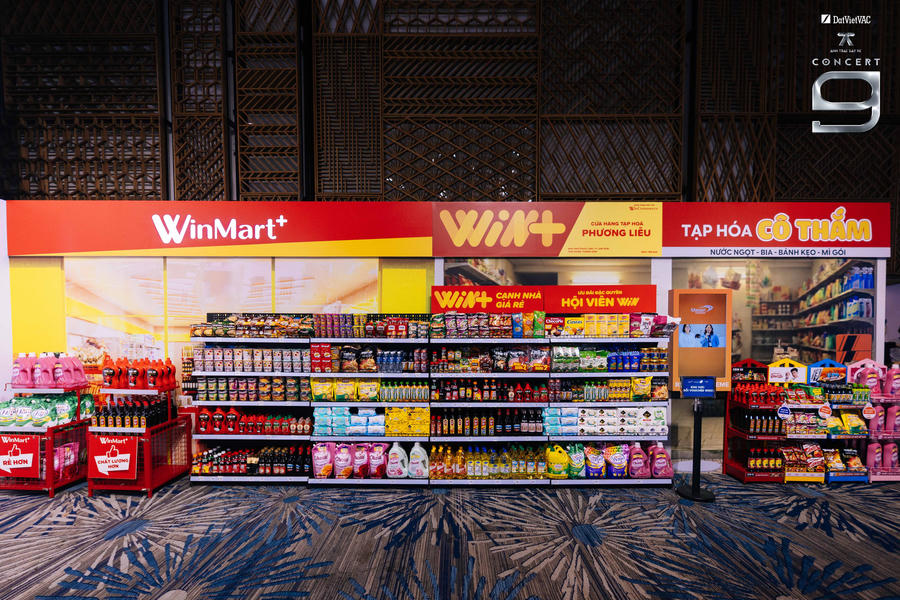 Các mô hình bán lẻ tại sự kiện ĐHCD Masan.