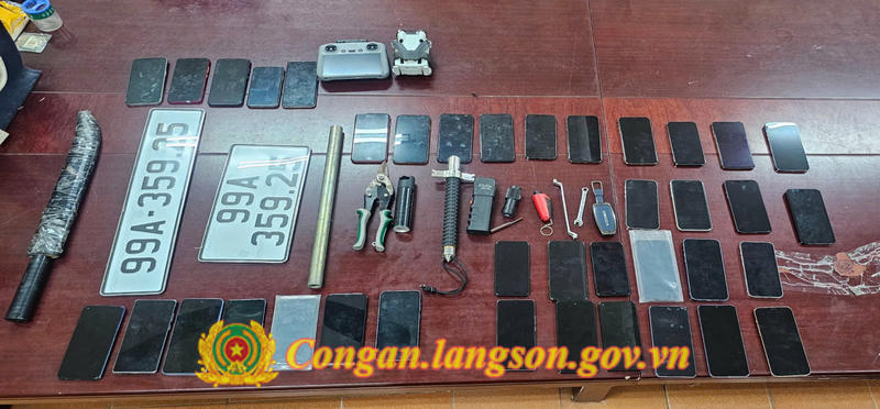 Tang vật thu giữ được. (Ảnh: CALS)