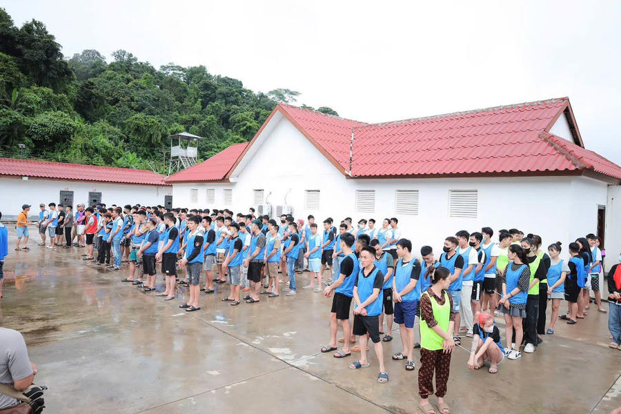 81/117 bị cáo là người dân tộc thiểu số. (Ảnh: Công an Hà Tĩnh cung cấp)