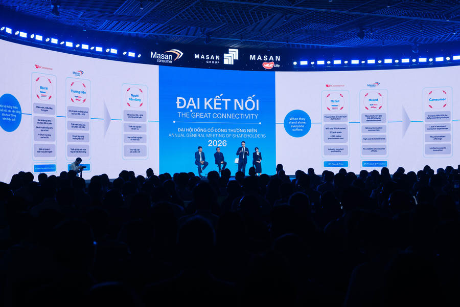 Ban lãnh đạo Masan chia sẻ tại ĐHĐCĐ 2026.