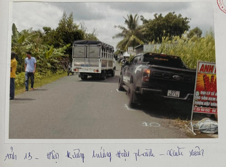 Hiện trường vụ tai nạn