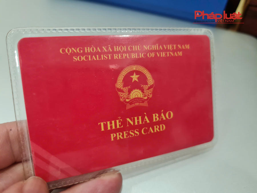 Việc cấp lại thẻ Nhà báo bị mất phải có xác nhận từ cơ quan Công an. Hình ảnh minh hoạ.