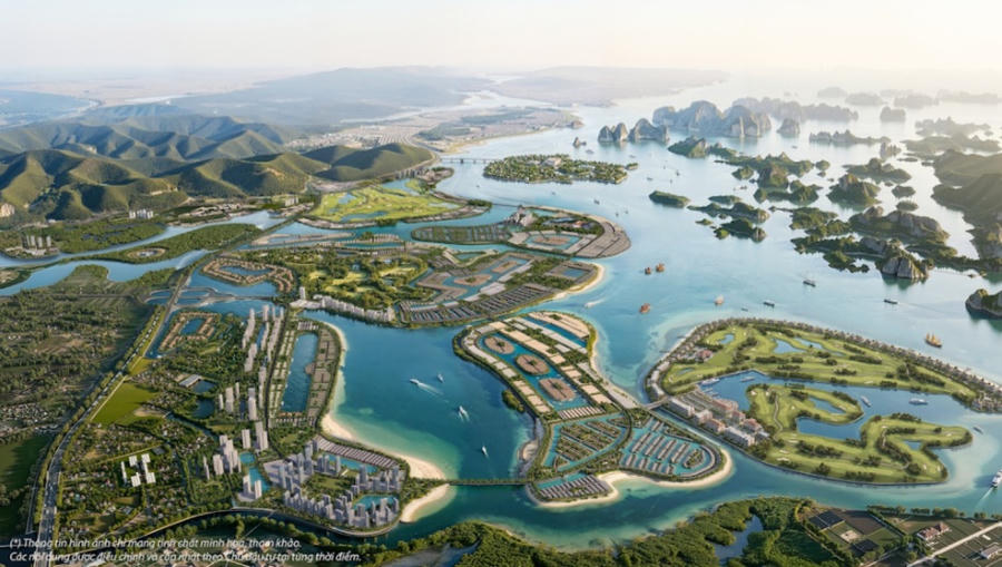 Hạ Long Xanh được quy hoạch với không gian đô thị, sinh thái, thương mại và dịch vụ quy mô lớn.