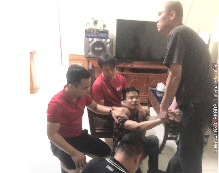 Lực lượng công an nhanh chóng phát hiện, bắt giữ đối tượng Cù Văn An.