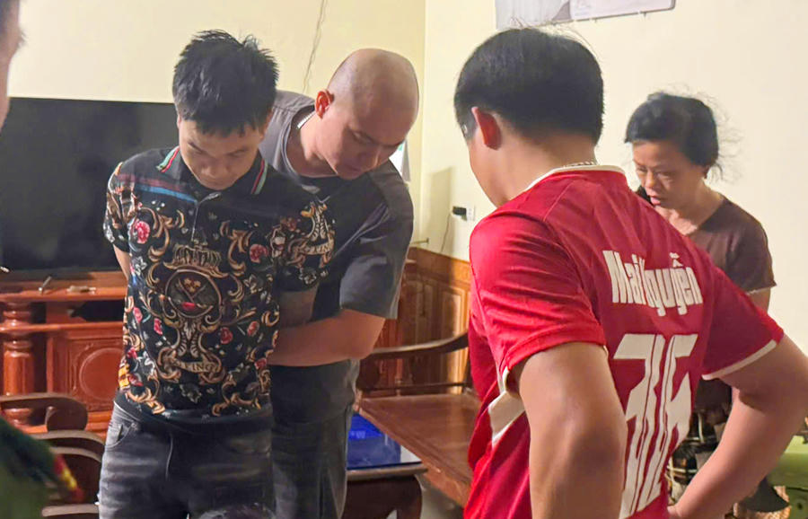 Đối tượng Cù Văn An nhanh chóng bị bắt giữ.