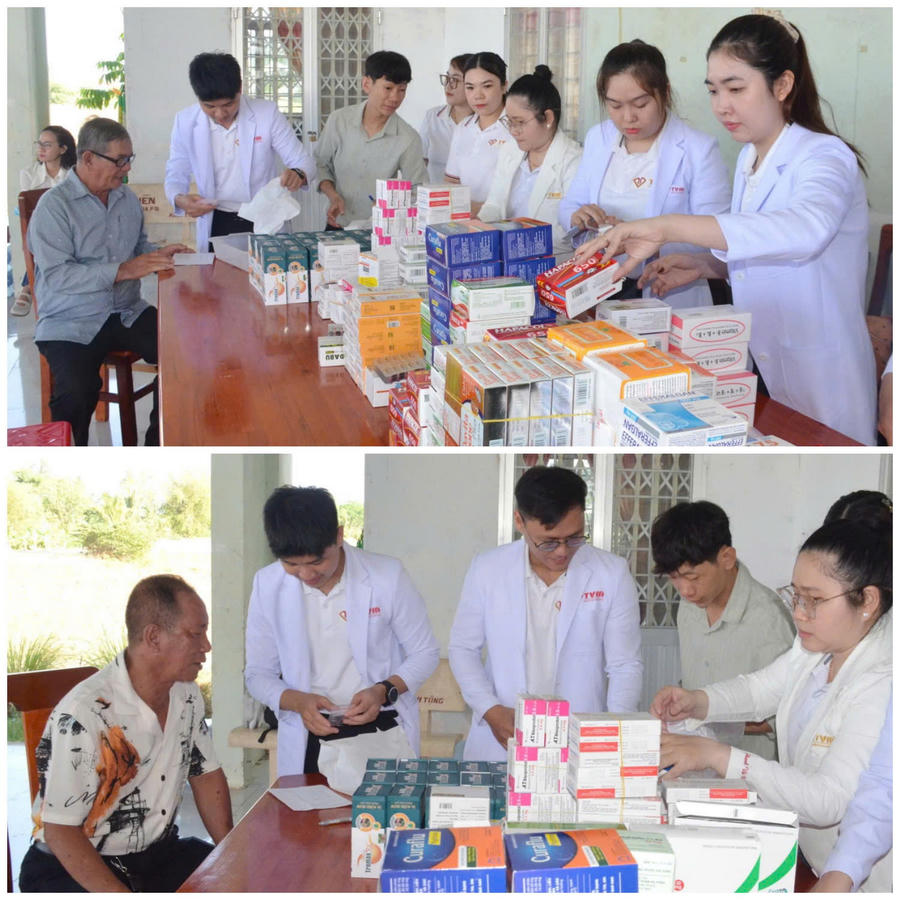 Người dân được cấp phát thuốc miễn phí theo chỉ định, góp phần hỗ trợ điều trị các bệnh lý phổ biến ở người cao tuổi như tăng huyết áp, tiểu đường, xương khớp và tim mạch.