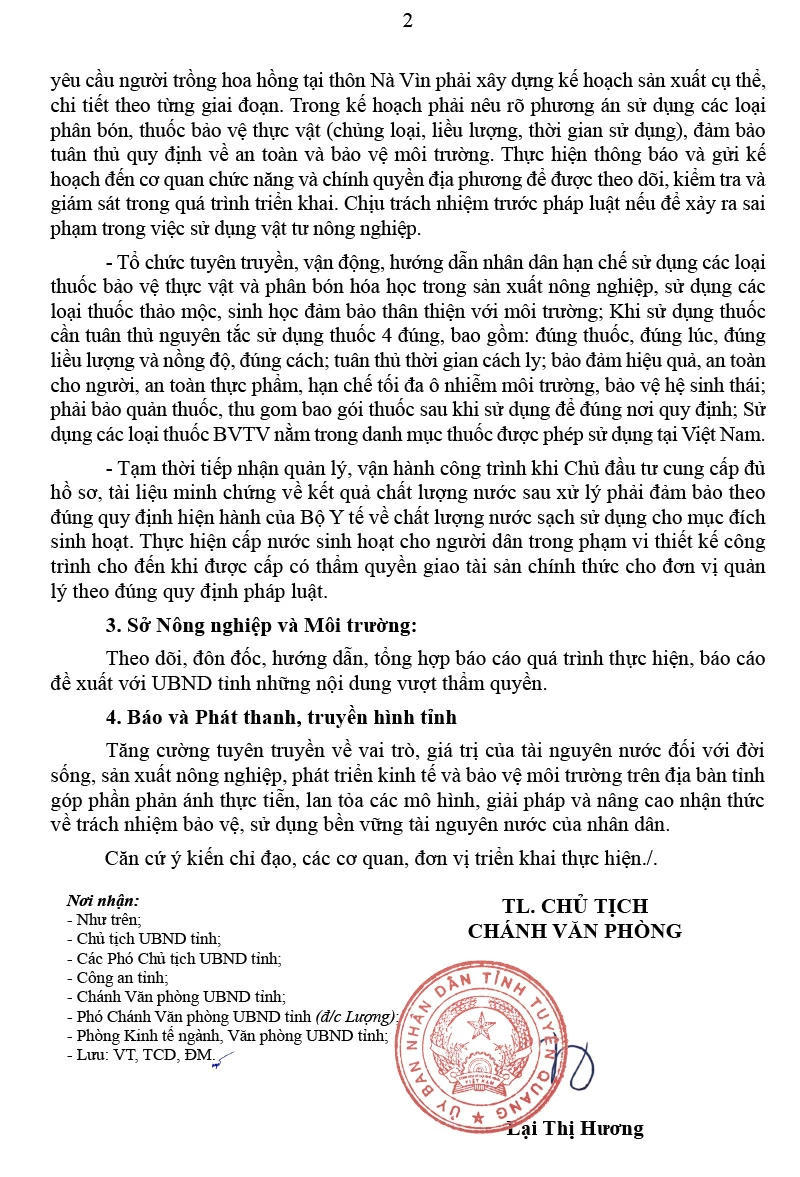 Tuyên Quang chỉ đạo triển khai đảm bảo nguồn nước sinh hoạt tại xã Quản Bạ.