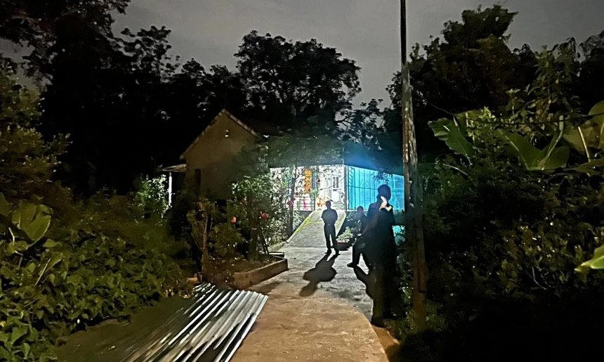 Hiện trường vụ việc.