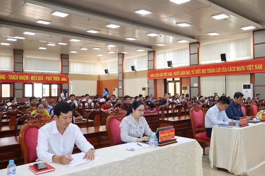 Các đại biểu dự hội nghị.