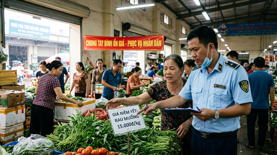 Phó Thủ tướng Chính phủ Nguyễn Văn Thắng yêu cầu xử lý nghiêm hành vi đầu cơ, găm hàng và thao túng giá nhằm ổn định thị trường, kiểm soát lạm phát trong năm 2026. (Ảnh minh họa AI)