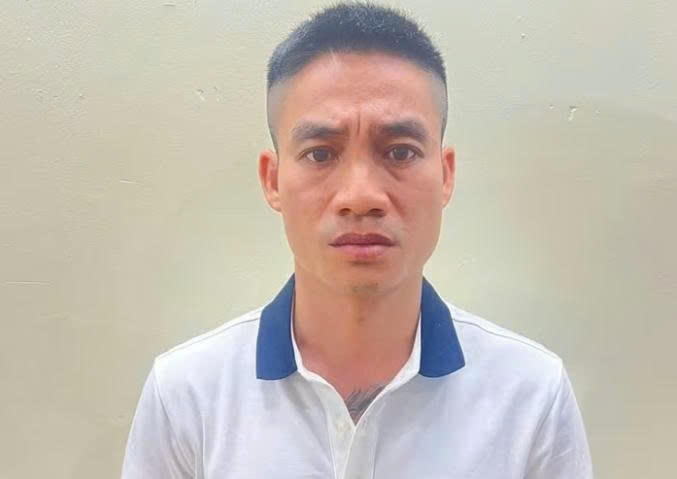 Đối tượng Đỗ Ngọc Ninh bị tạm giữ để điều tra về hành vi “Cho vay lãi nặng trong giao dịch dân sự”.
