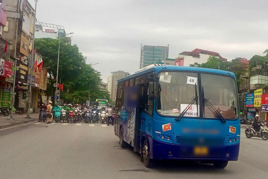 Hiện trường vụ tai nạn.