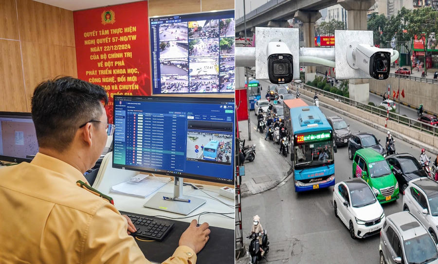 Thông qua hệ thống camera AI, lực lượng CSGT Công an TP Hà Nội ghi nhận gần 1.000 trường họp vi phạm luật giao thông trên địa bàn.