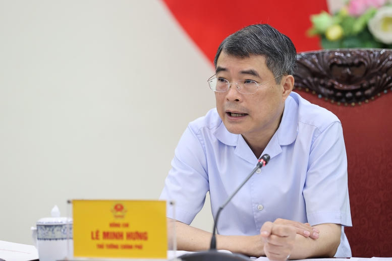 Thủ tướng Lê Minh Hưng nêu rõ, mục tiêu hoàn thành, đưa dự án vào khai thác thương mại trong năm 2026 là nhiệm vụ bắt buộc phải thực hiện - Ảnh: VGP/Nhật Bắc