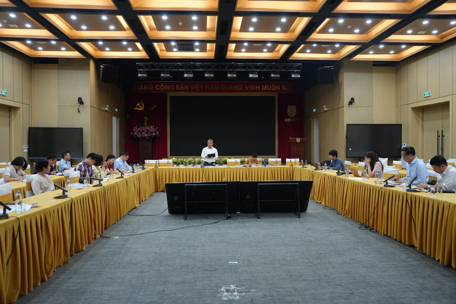 Quang cảnh cuộc họp. (Ảnh trong bài: PV)