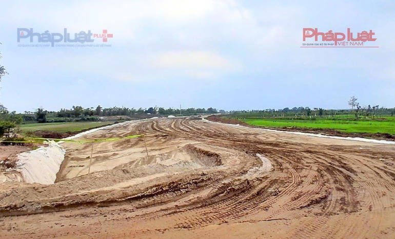 Một đoạn dự án kết nối vùng thủ đô đang trong giai đoạn thi công.