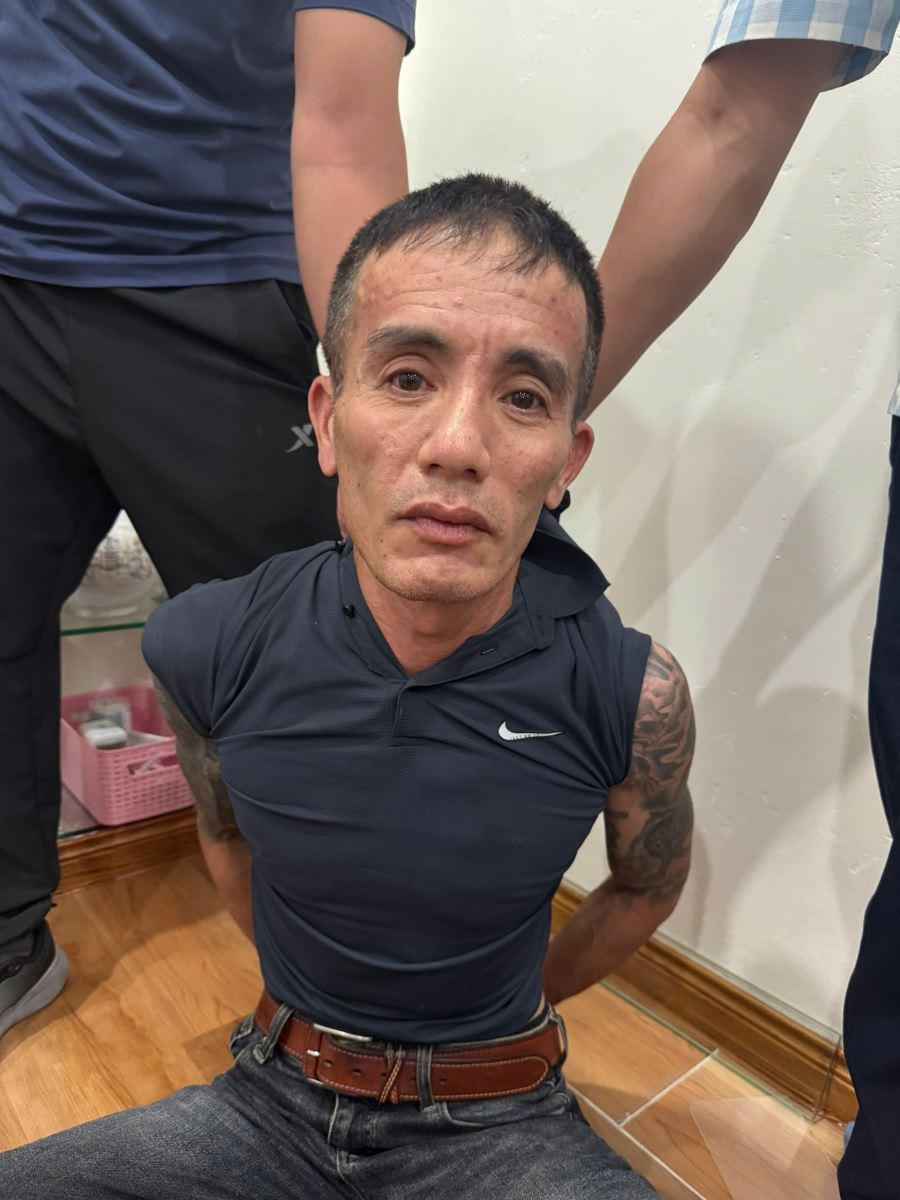 Đối tượng Trương Văn Hải bị cơ quan Công an bắt giữ.