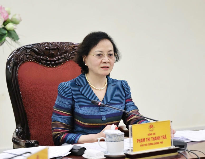 Phó Thủ tướng Chính phủ Phạm Thị Thanh Trà làm Trưởng ban Chỉ đạo. Ảnh: VGP