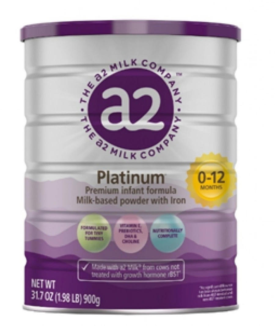 Sữa công thức dành cho trẻ sơ sinh nhãn hiệu a2 Platinum USA bị thu hồi do có thể gây nguy hại cho sức khỏe.