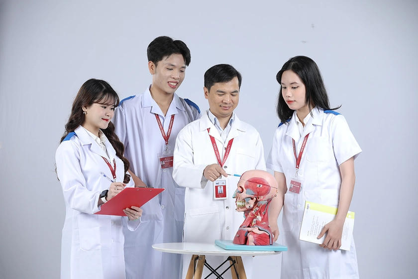 Sinh viên ngành Y khoa, Trường Đại học Yersin Đà Lạt. (Ảnh: Trường Đại học Yersin Đà Lạt)