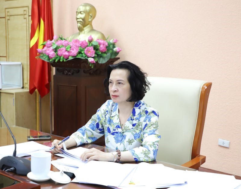 Thứ trưởng Bộ Y tế Nguyễn Thị Liên Hương. (Ảnh: MOH)