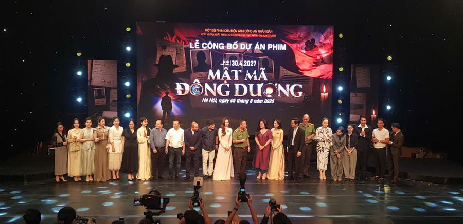 Lễ công bố dự án phim “Mật mã Đông Dương” đã diễn ra tại Hà Nội vào ngày 5/5/2026