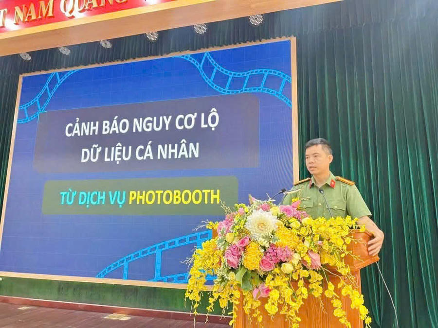 Công an TP Hà Nội tổ chức Chương trình tuyên truyền phòng chống tội phạm công nghệ cao cho thanh thiếu nhi. (Ảnh: Công an TP Hà Nội)