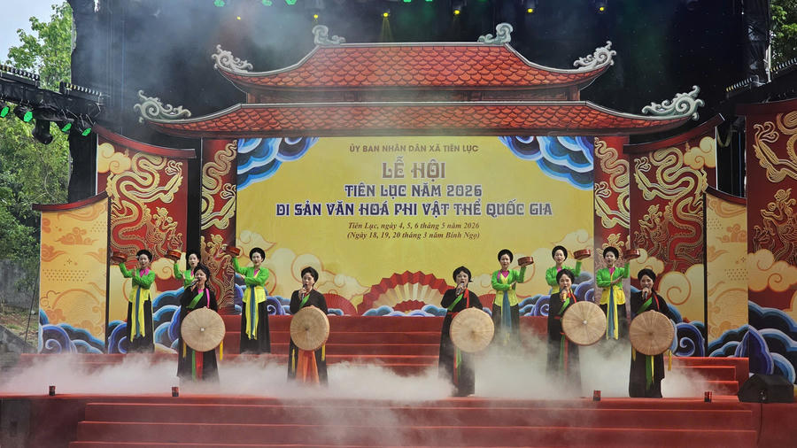 Khung cảnh Lễ khai mạc