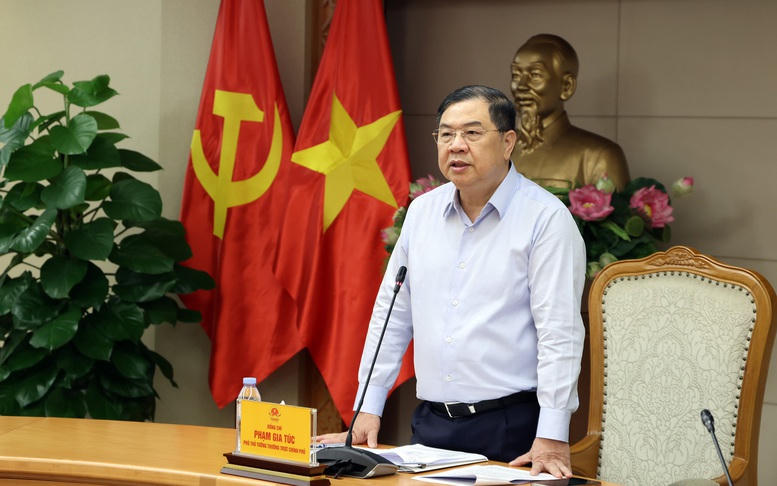 Phó Thủ tướng Thường trực Chính phủ Phạm Gia Túc chủ trì cuộc họp (Ảnh: VGP).
