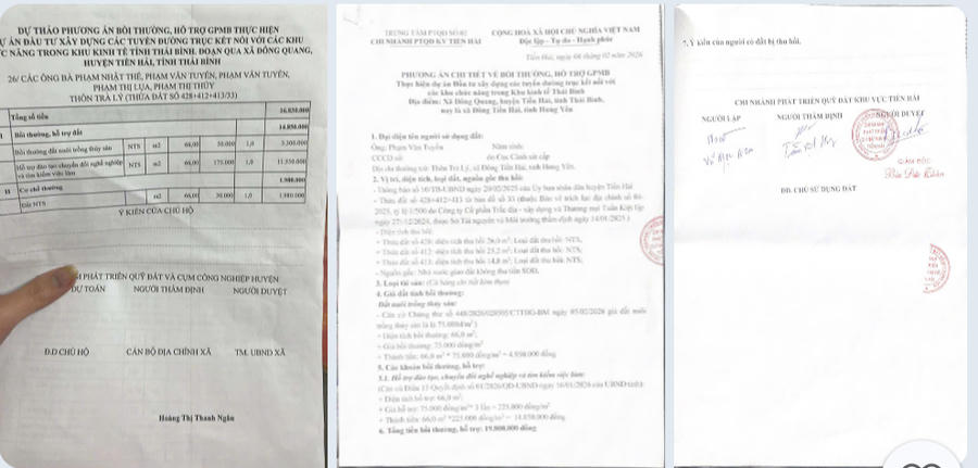 Theo ông Thế,&nbsp;2 lần ban hành văn bản giá bồi thường, thì mỗi lần tăng lên một giá khác nhau. Ảnh GDCC
