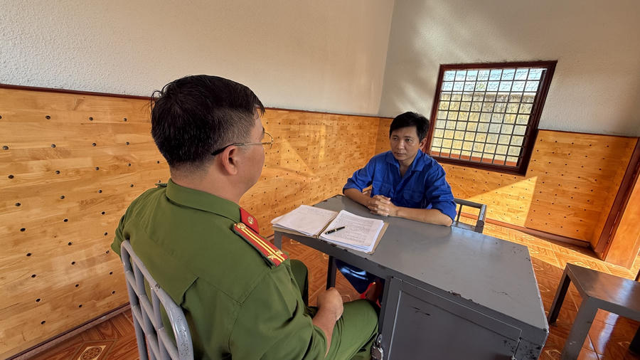 Làm việc với cơ quan công an, đối tượng Phạm Trung Nghĩa đã thừa nhận hành vi phạm tội của mình.