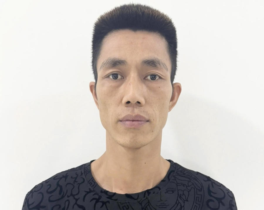 Đối tượng Nguyễn Văn Chung. Ảnh: Công an Tuyên Quang.