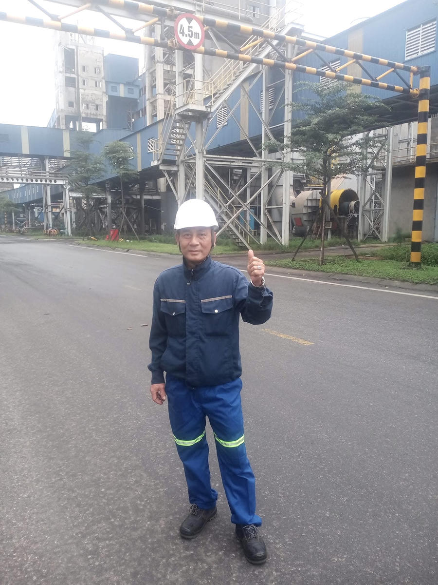 Anh Tám khi ở công trường