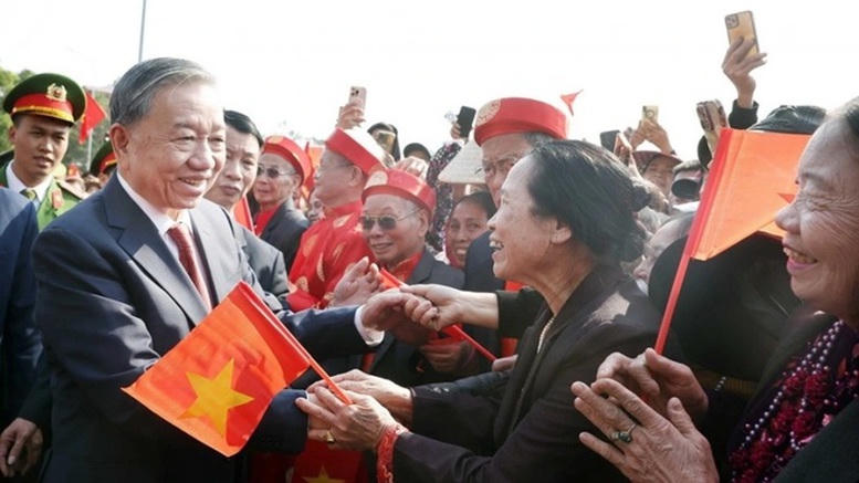 Tổng Bí thư, Chủ tịch nước Tô Lâm nhấn mạnh: "Đoàn kết trong giai đoạn mới là biết tôn trọng những khác biệt hợp pháp, chính đáng; giải quyết hài hòa lợi ích; lấy mục tiêu chung của quốc gia- dân tộc làm điểm tương đồng".