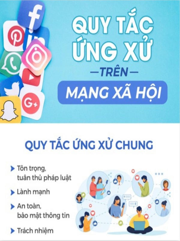 4 nguyên tắc ứng xử cốt lõi trên không gian mạng.