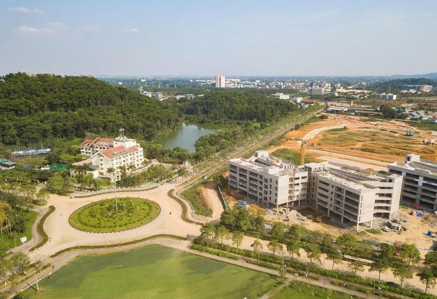 Khu nghiên cứu liên ngành của ĐHQG Hà Nội ở Hòa Lạc dự kiến đưa vào hoạt động trong năm 2026.