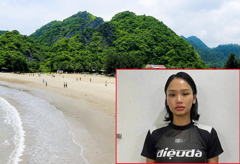 Công an phát hiện 6 người nghi sử dụng ma túy tại khu bãi tắm Tùng Thu, đặc khu Cát Hải, trong đó có ca sĩ Miu Lê.