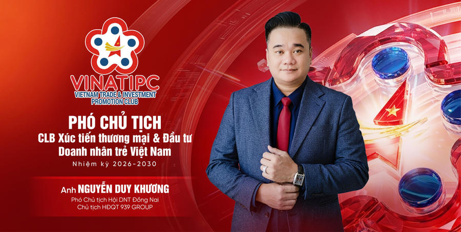 Ông Nguyễn Duy Khương, Chủ tịch HĐQT 939 Group; Phó Chủ tịch CLB Xúc tiến Thương mại và Đầu tư (Hội Doanh nhân trẻ Việt Nam).