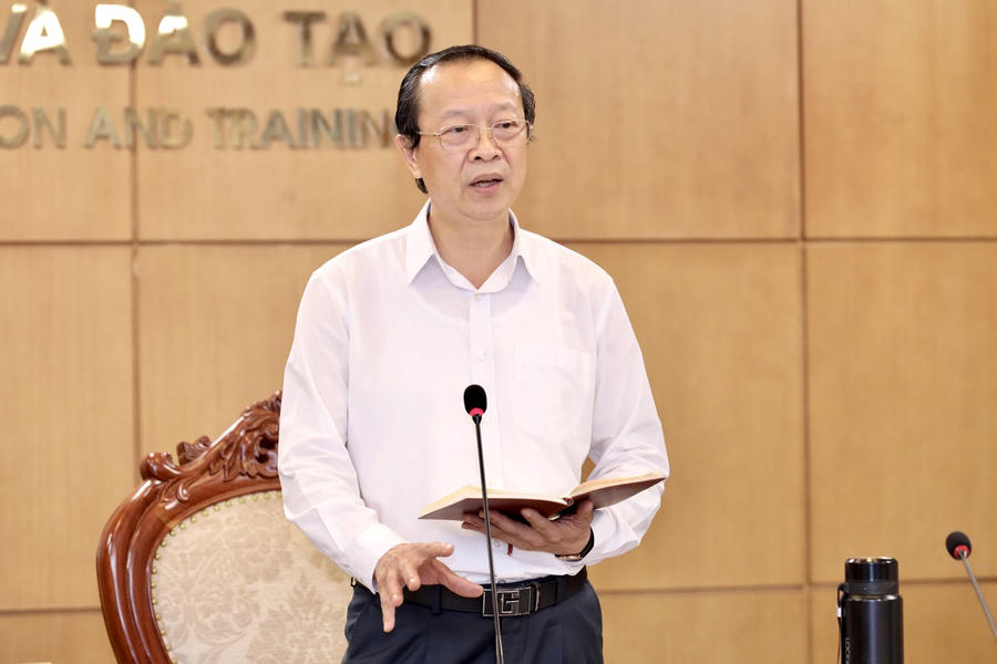 Thứ trưởng Thường trực Bộ GD&ĐT Phạm Ngọc Thưởng. (Ảnh: Bộ GD&ĐT)