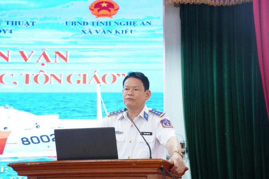 Thượng tá Phan Thanh Hải, Chính trị viên Đoàn Đặc nhiệm phòng chống tội phạm ma túy số 2 tuyên truyền Luật Cảnh sát biển Việt Nam, Luật phòng chống tội phạm ma túy.