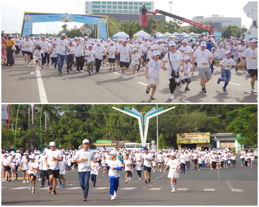 Giáo viên, phụ huynh và đông đảo học sinh hào hứng tham gia Giải chạy học sinh “S-Race 2026”.