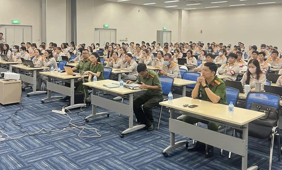 Quảng cảnh buổi lễ.