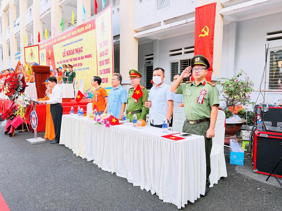 Quang cảnh buổi lễ.