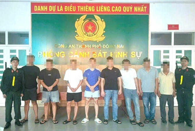 Công an thành phố Đồng Nai triệt phá đường dây cá cược bóng đá qua mạng internet hoạt động với quy mô lớn. Ảnh: Công an thành phố Đồng Nai