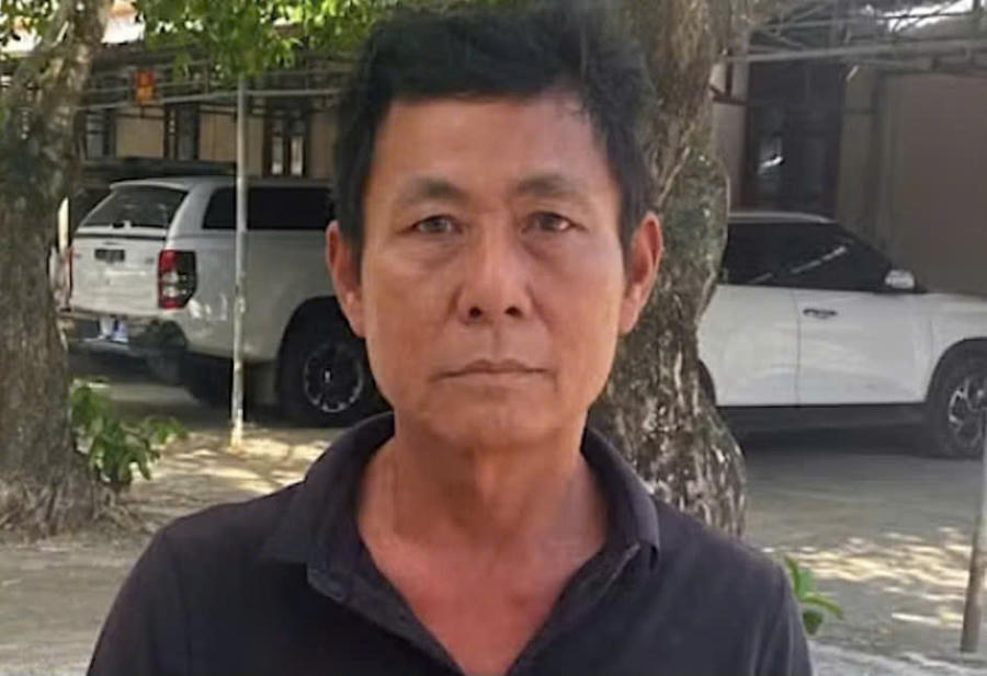 Tài xế Trần Văn Hậu. Ảnh: Công an Gia Lai
