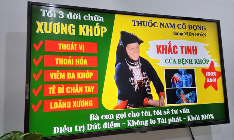 Xuất hiện nhiều nội dung quảng cáo khám bệnh, chữa bệnh bằng y học cổ truyền không đúng quy định, thổi phồng công dụng. (Ảnh: Moh)